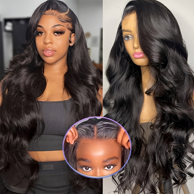 

250% Density 13*6 Glueless Wig 13x6 Transparent Lace Front Human Hair Wigs For Women Brazilian Remy Body Wave Glueless Wig Lace Frontal Wig Wig Wig