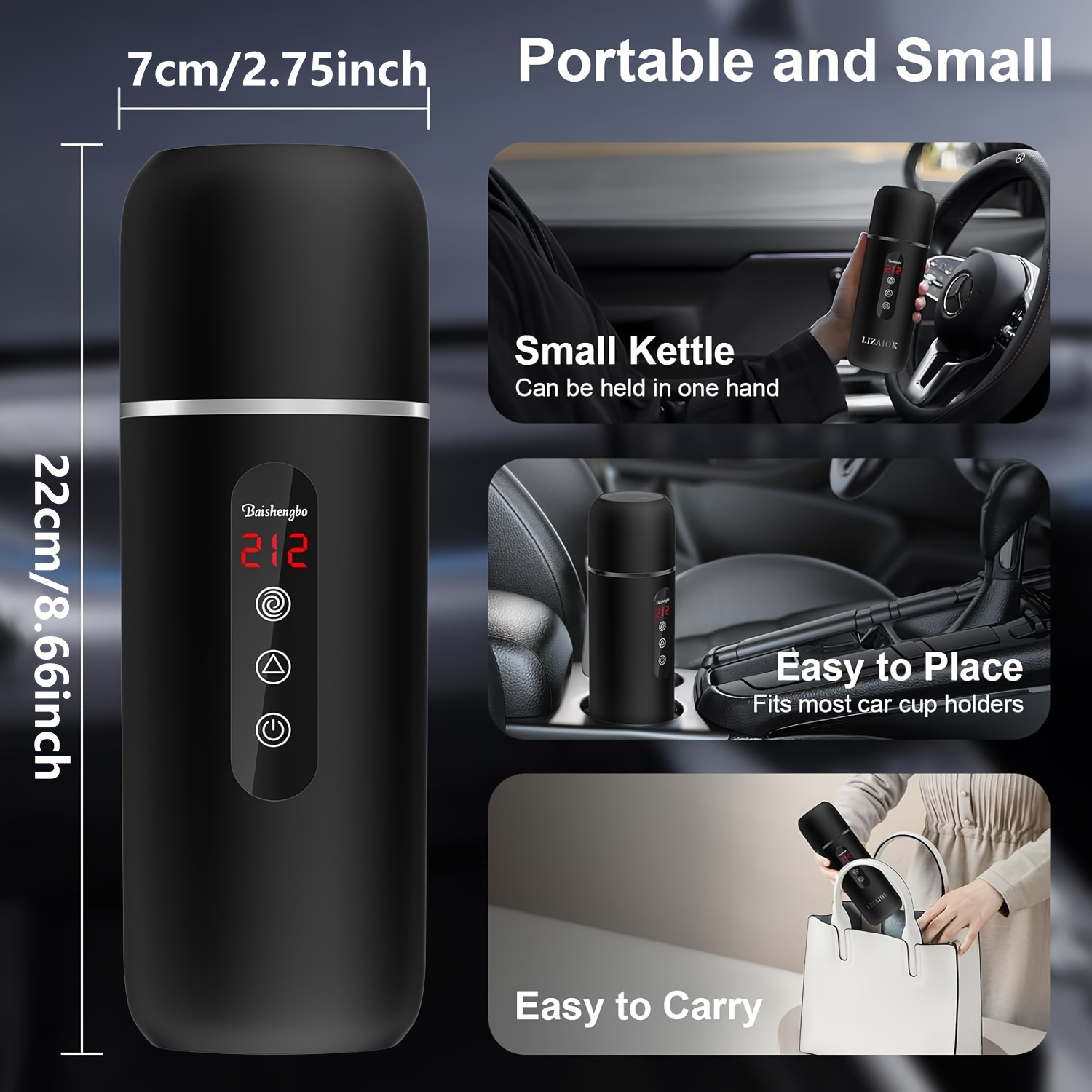 Coffee Cup Car Plug In Water Heater Car Electric Water Heater Mug