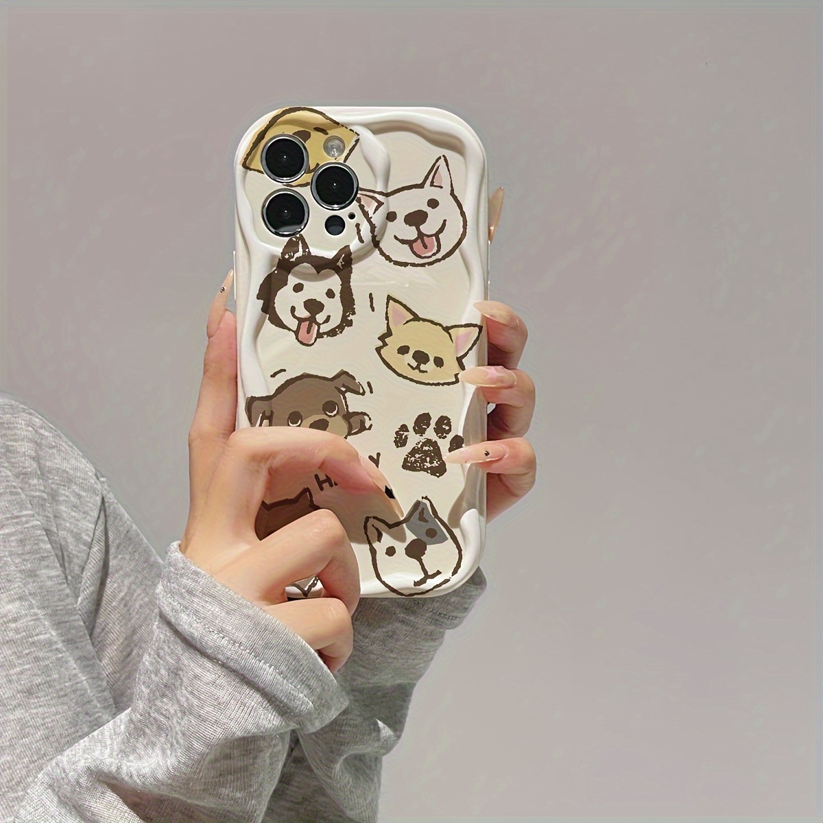 

Adorable Puppy-themed Phone Cases For Iphone 7/8 To 15 Series - Durable, High-quality Tpu, Stylish & Dirt-resistant