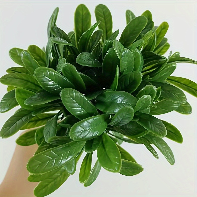 

10pcs Lifelike - 20cm Artificial Greenery For Home & Wedding Decor, Living Room, Tabletop Display - No Container Included, Weddings And Engagements