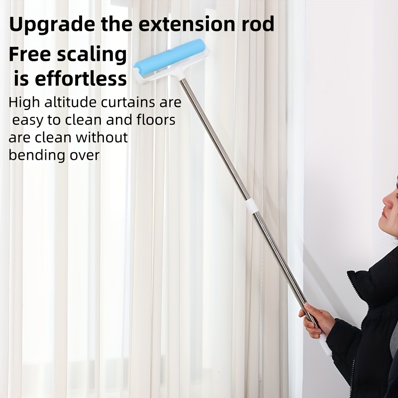 24cm wide reusable lint roller washable pet hair remover with durable plastic handle strong dust collection for home use   with colorful   household cleaning tool   design sturdy construction lint remover for clothes Product details 4