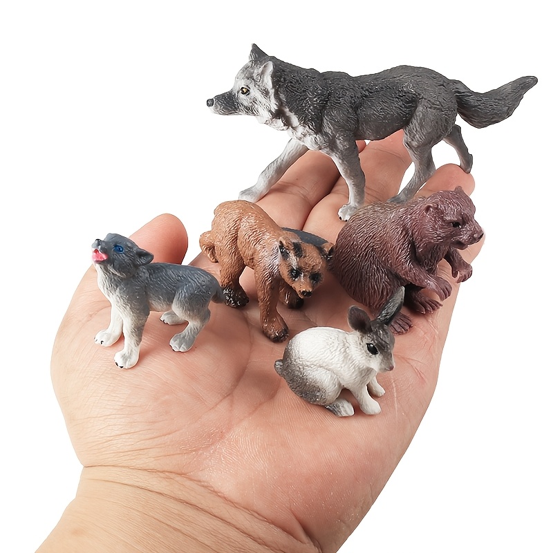 8pcs Woodland Animal Figurines Set
