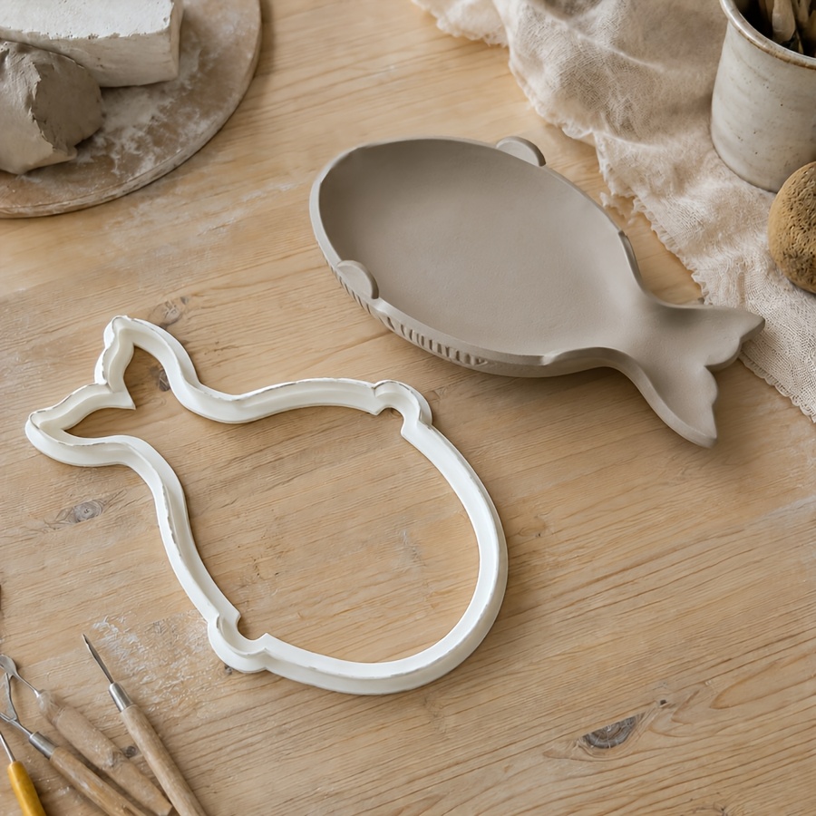 TEMU Large Whale Shape Clay Cutter - Realistic Whale Design Cutting Tool, Fun Ocean-themed Cutter For Jewelry Making & Pottery - Unique Gift For