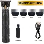 professional cordless mens electric hair clipper with usb charging trimming for stylish grooming 1200mah lithium battery ideal fathers day or holiday gift details 1