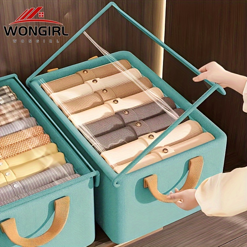 

Wongirl Organizer Lid - For Clothes, Blankets & In Bedrooms, & Dorms