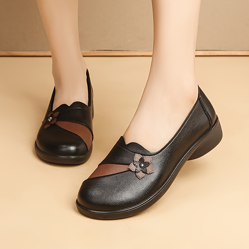 chinese dress ladies Oxford Pumps Brown Leather - Julia Bo Oxfords & Boots - Julia Bo
