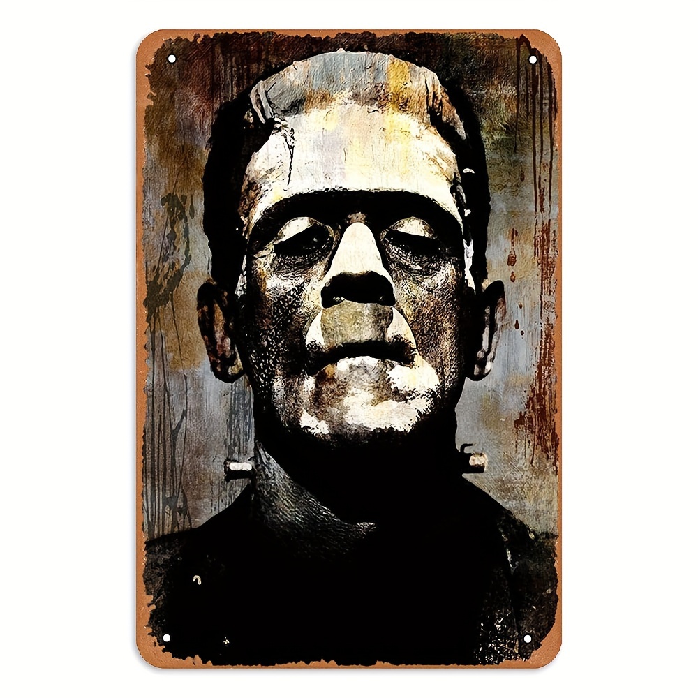 

-inspired Vintage Metal Tin Sign - 8x12 Inches | Classic Horror Movie Wall Art For Home, Office, Bar, Or For Man Cave Decor | & High-quality For Dorms, Garages, And Game Rooms