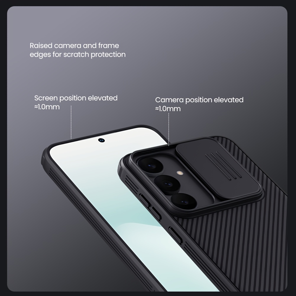Phone Case: for Samsung Galaxy S25 FE Case with Camera Protector Cover Camera Protection Heavy Duty Shockproof Cover for Samsung Galaxy S25 FE Phone Case