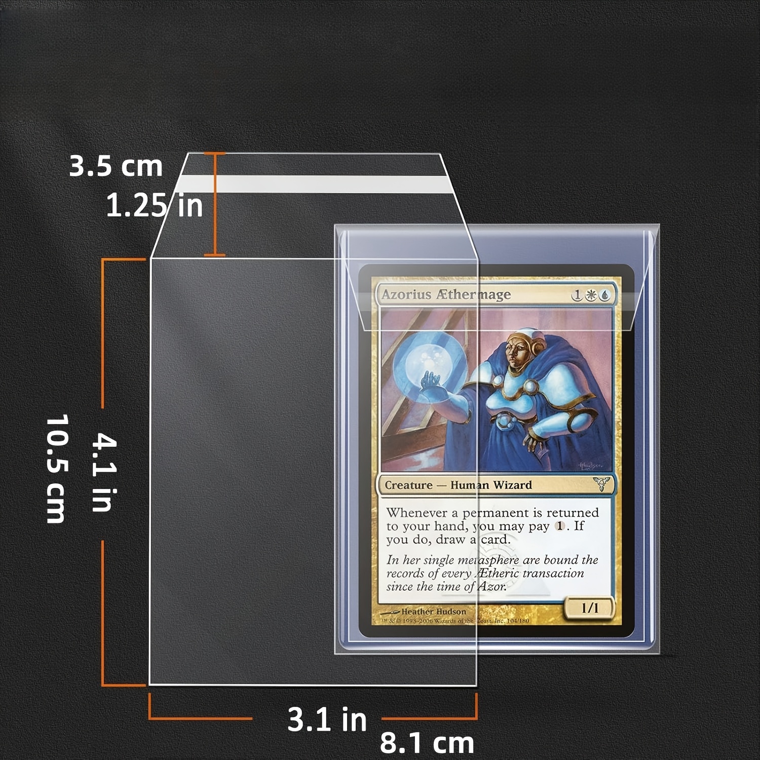 100pcs top loader trading card sleeves ultra protection for pro collectors acid free clear polypropylene resealable penny sleeves for sports gaming cards   for standard hard cases