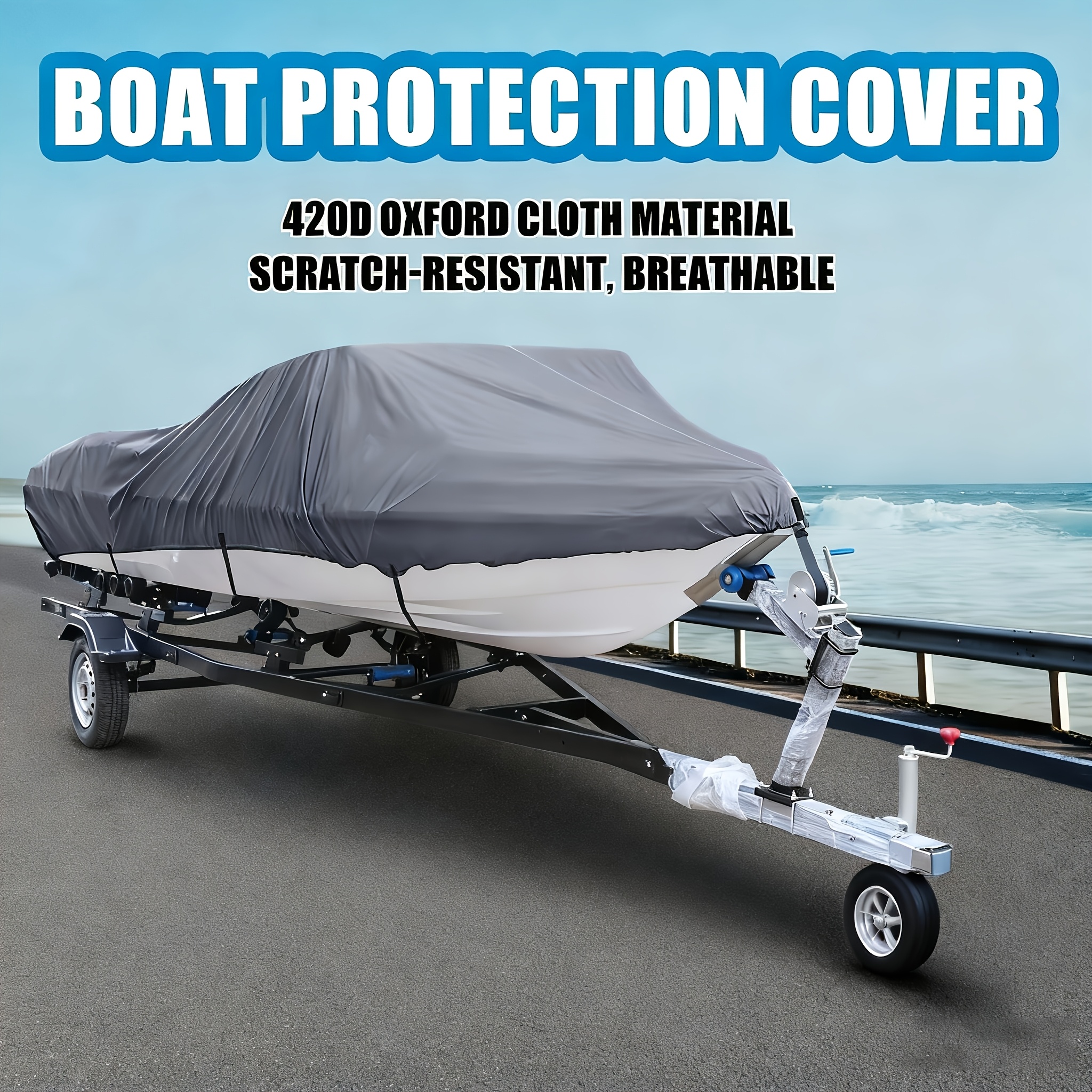 KOETSU Boat Cover in 420D Oxford Cloth