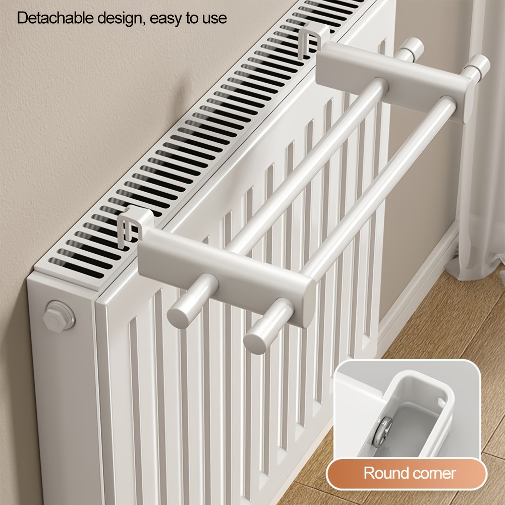 double rod clothes drying rack radiator no installation Temu Germany
