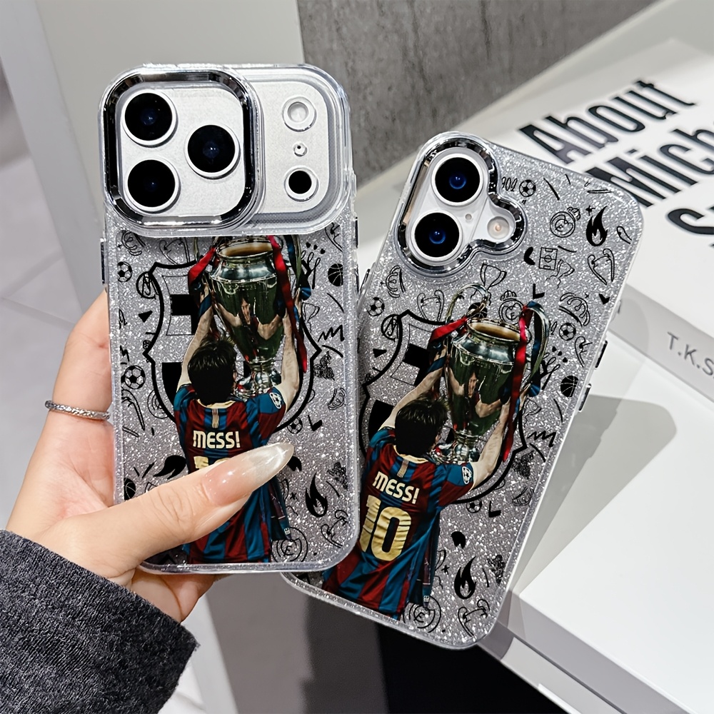 Alternative view of Funda para Teléfono: Fashion-Clubs-Barcelonas Messis, Compatible con iPhone 17 16e 16 15 14 13 12 11 Pro Max Air X…
