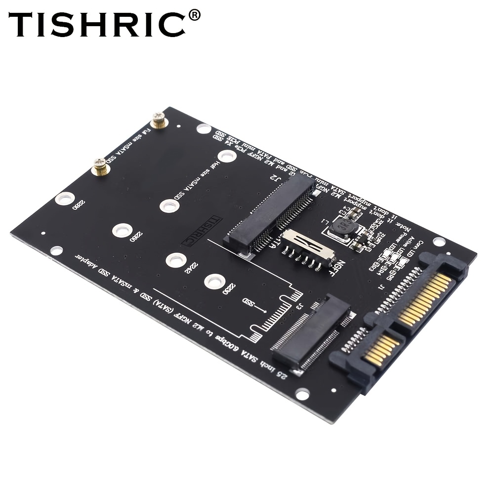 TEMU M.2 Msata To Sata 2.5 Inch Adapter Board M.2 Msata To Sata 2.5 Inch Adapter Board M.2 Msata To Sata 2.5-inch Adapter Board Hard Disk Reading