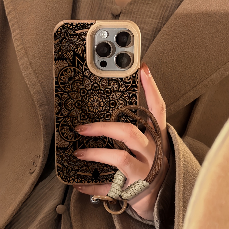 Phone Case: Lanyard Phone Case Suitable for iPhone 17 Pro Max/16/15/14/13/12/11 Textured, Creative&stylish for Men's and Women's Handy High-quality Anti-slip Anti-fingerprint Protective Cover, Festival Gifts for Couple Friends Familly Yourself