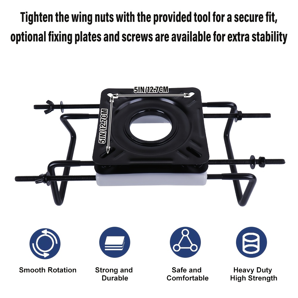 Boat Seat Base with 360-Degree Rotation