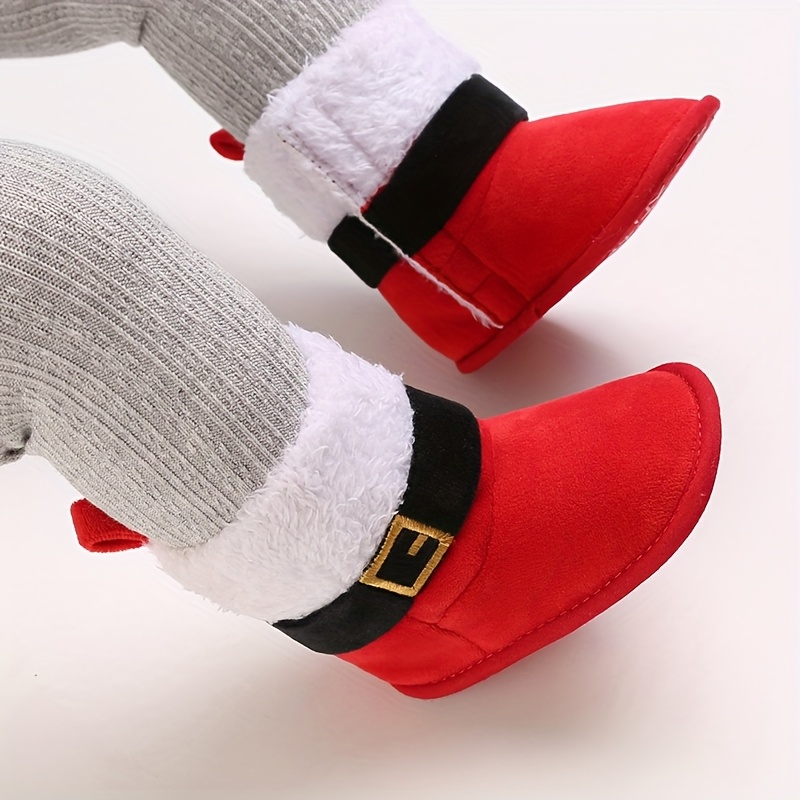 Cute Animal-Inspired Design, Red, Comfortable Winter Wear for Infants, Machine Washable, Baby Socks, Cozy & Warm, Perfect for Outdoor Activities