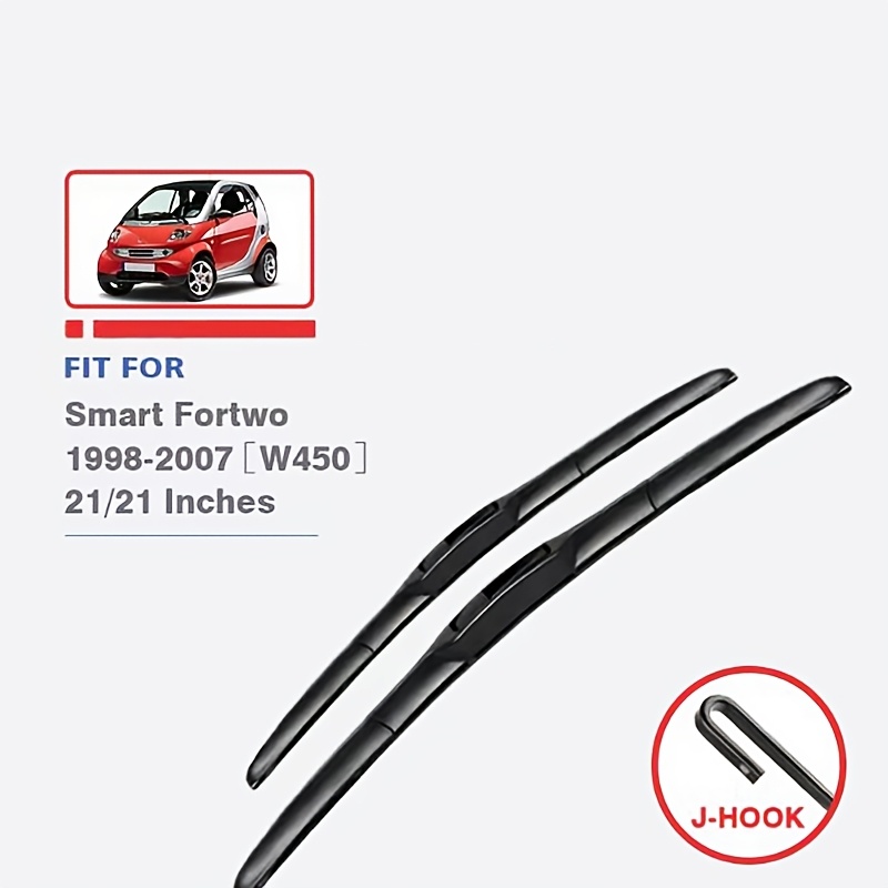 For Smart 450 451 453 1998-2019 Front Windshield Wiper Blades 2pcs Windscreen Window Accessories 2000 2004 2008 2014 2018
