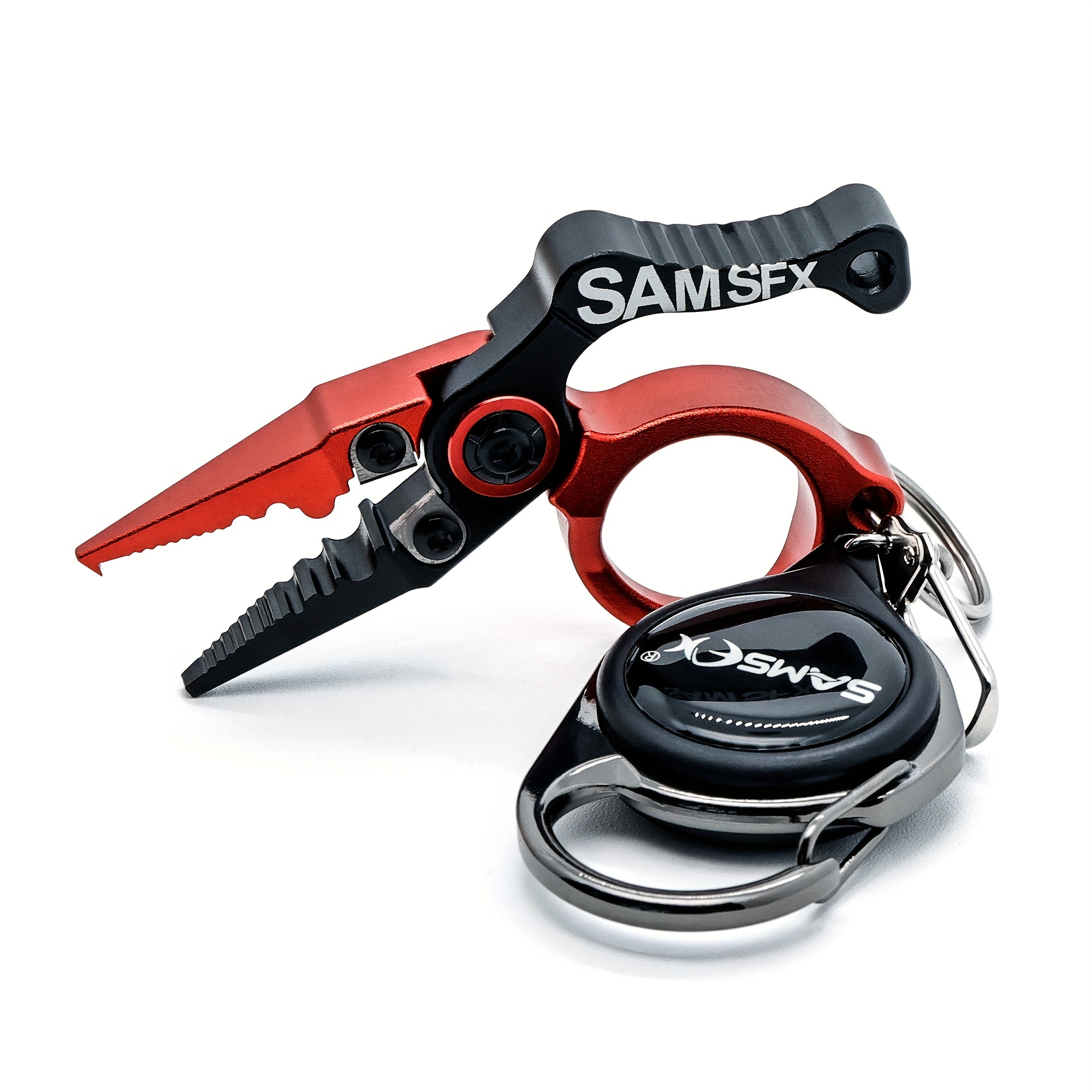 

Samsfx Mini Fishing Pliers And Quick Release Reel Seat Combo, Aluminum Alloy, Black, With Uncharged, For Valentine's Day, Easter, Thanksgiving, Christmas, Father's Day, Gifts