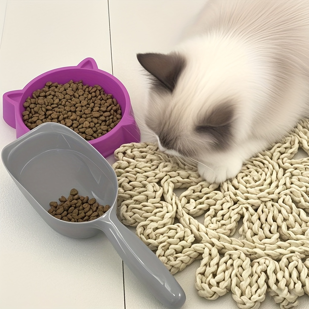 6pcs Colorful Cat Bowls - Durable Plastic, Easy-to-Clean Small Pet Food & Water Dishes with Playful Cat Face Design - Perfect for Indoor/Outdoor Cats & Puppy Birthday Parties, Assorted Color