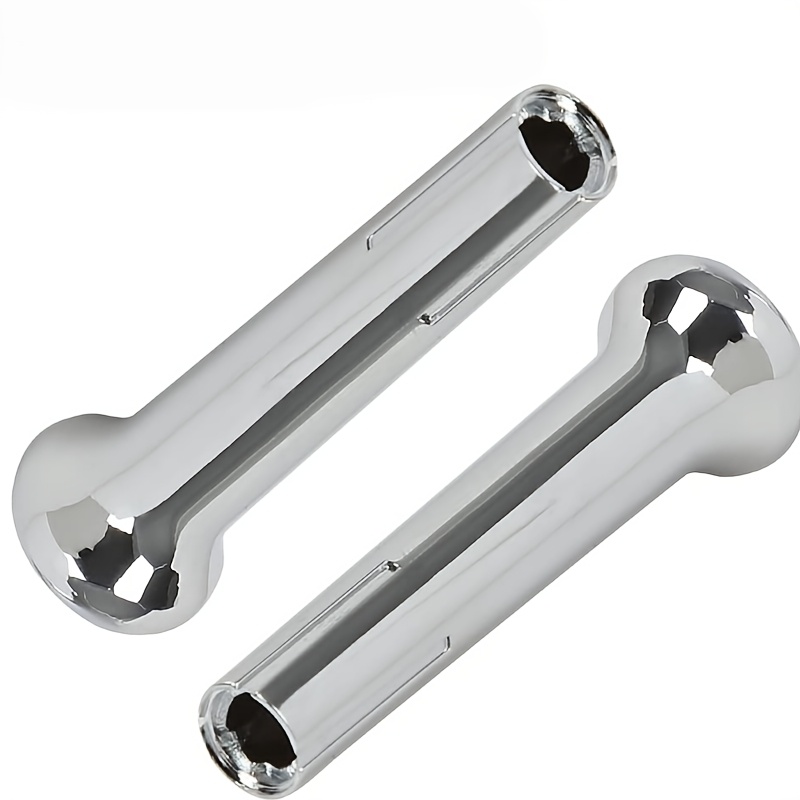 TEMU 2 piezas de perillas de bloqueo de puerta de plástico cromado compatibles con Buick, , Pontiac y 1971-1988, 2 piezas/juego para GM Chevy