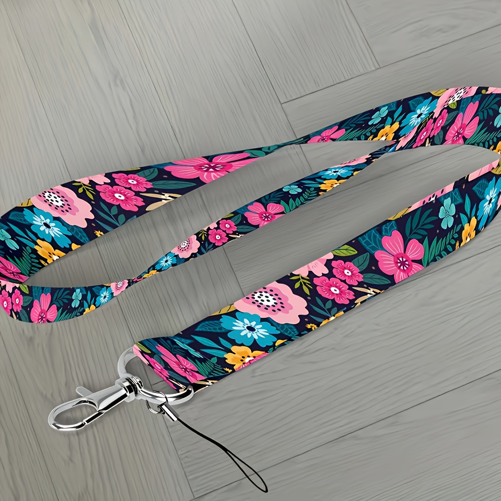 1 Stylish And Dual-function Lanyard For Mobile Phones And Work Id Badges, A Long-style Neck Accessory And Gift For Office, Study, And Entertainment