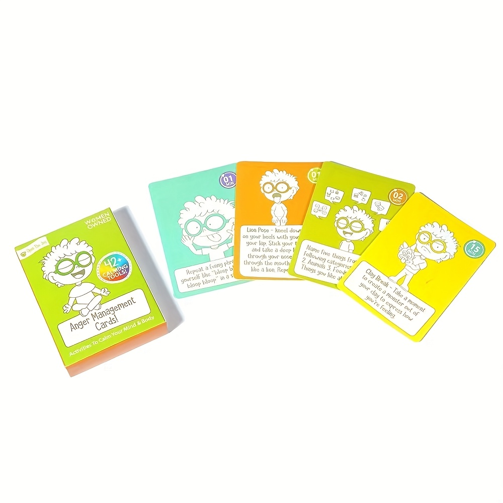 Emotional Control Mindfulness Cards, Perfect Gift for Any Occasion
