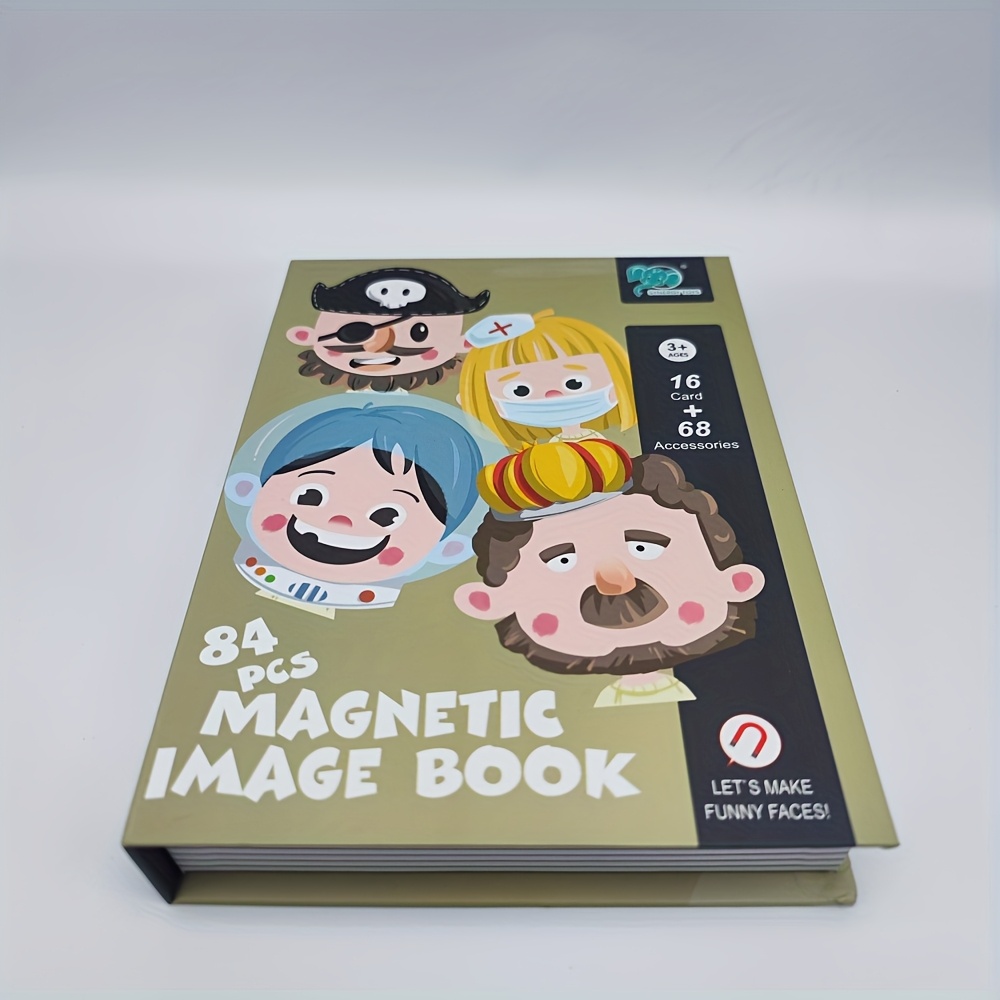 Image of Magnetic Face-changing Puzzles Suitable For Children Aged 3-6, Designed To Enhance Imagination And Concentration, Making Them Perfect Gifts For Birthdays, Halloween, And Christmas
