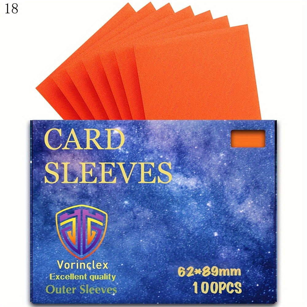 100 sized card sleeves measuring 62x89mm beautifully - Temu Oman