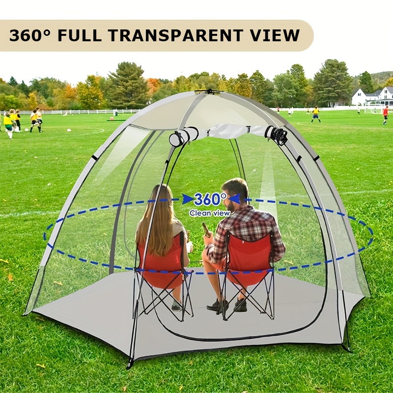outdoor camping tent deck backyard screen house pvc Temu