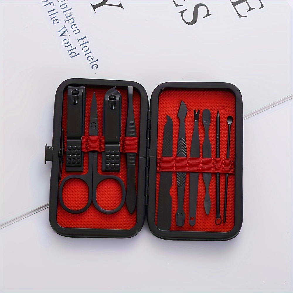 

1pc Nail Clipper Manicure Tool Set With Portable Travel Case, Nail Clipper And Knife Set, Professional Nail Clipper Pedicure Set, Travel Beauty Kit