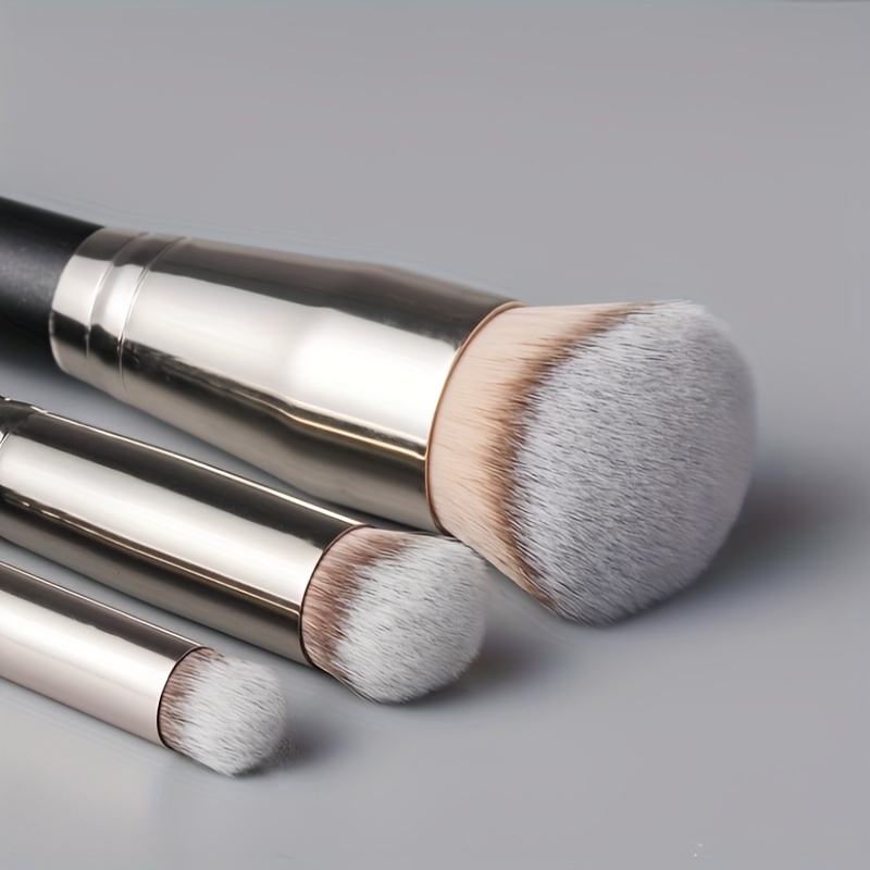 

3pcs Professional Makeup Foundation Concealer Brush, Slanted Foundation Brush Under Eye Concealer Brush, For Blending Cream Powder Buffing Stippling