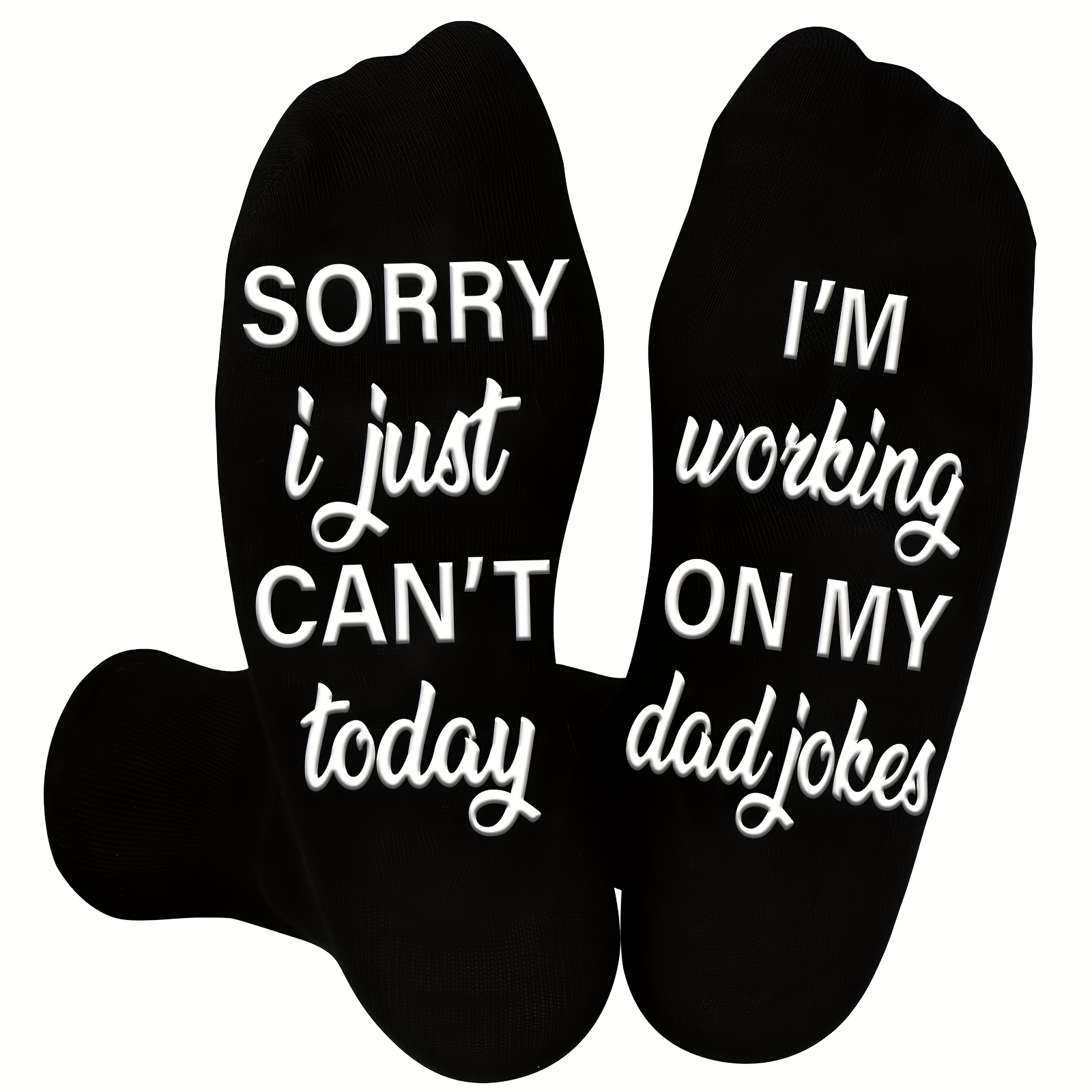 TEMU 1 Pair Gift Ideas For New Dads Non-slip Socks For Father-to-'s Day Gift Christmas Gift For Father-to-be Adhesive Socks Dad Fun Socks Dress Socks
