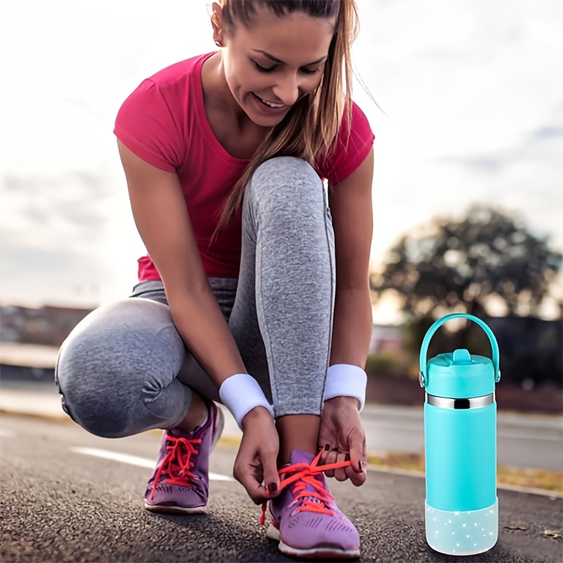2 piezas de protector de   de tacón de silicona   compatible con tumbler 20 30 40oz y se   a botella de agua 12-24oz y se  ,    , taza - accesorios de protección de   de taza bling Detalles del producto 0
