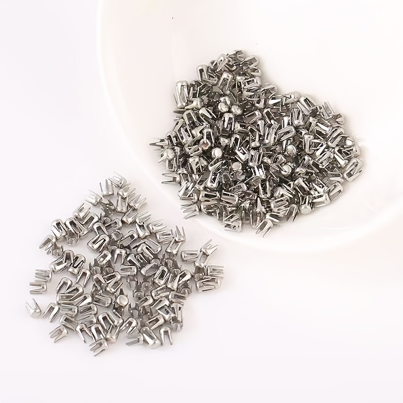 TEMU a artiglio per perle non traforante in acciaio inossidabile a quattro punte ,3 mm, per macchina per incastonatura di perle, a quattro punte non