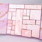 1 Stück Countdown-Kalender, Mystery-Box Geschenkset mit 24 kleinen Geschenkverpackungsboxen (nur leere Boxen), für Weihnachts- und Geburtstagsfeiergeschenke
