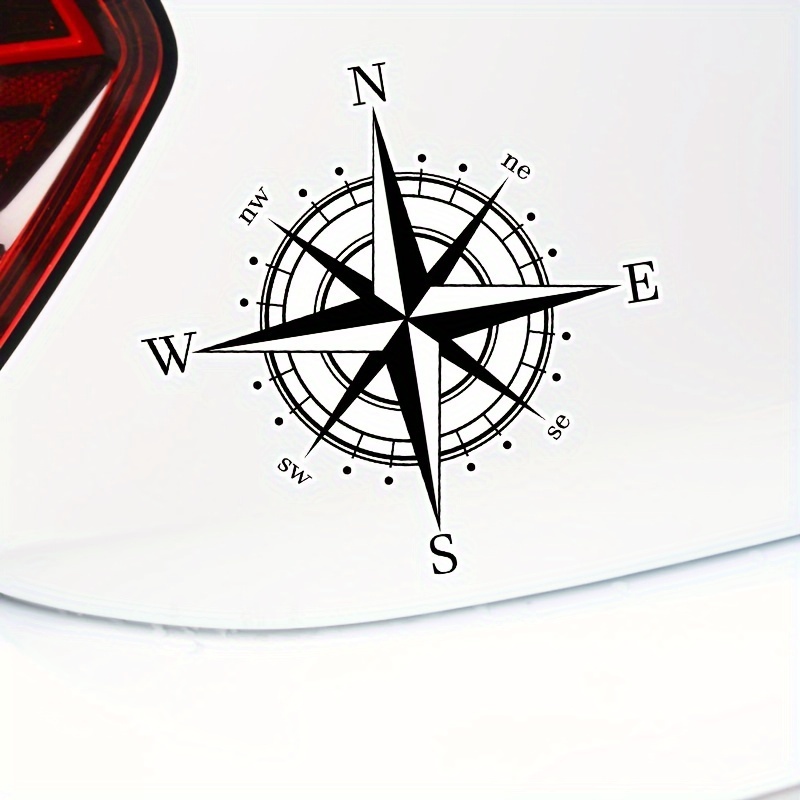 

Compass Personality Car Body Decoration Decal Bumper Rear Windshield Decorative Car Sticker