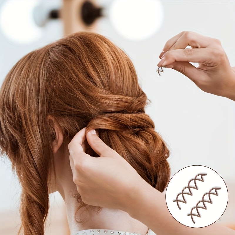 Spin Pins Messy Bun Hair Pin Clip 3pcs Spiral Hair Pins For Hair
