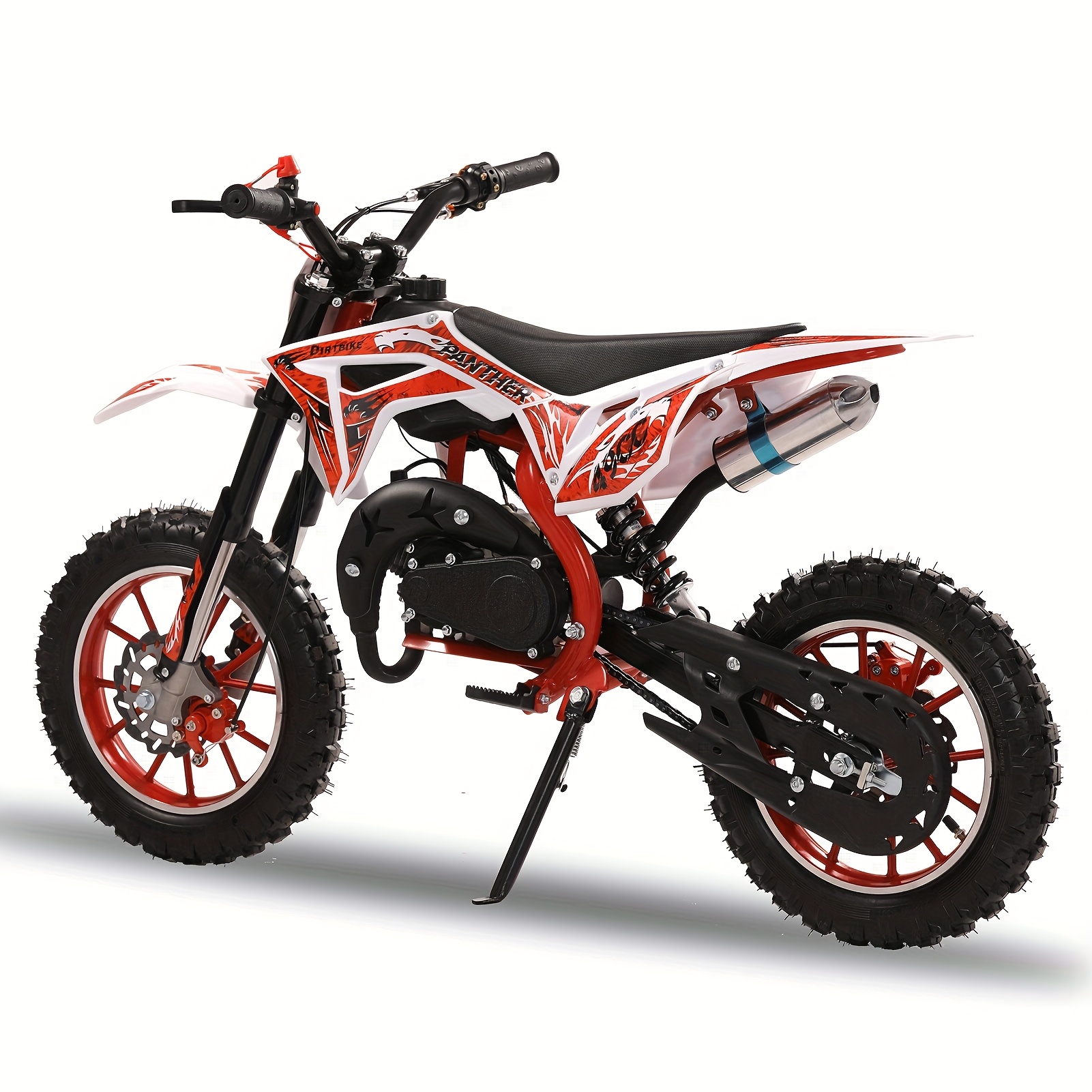 dirt bike 49cc   2   motorcycle gas powered dirt bike 2   dirtbike   motorcycle mini bike pocket motorcycle with front and rear disc brakes   of 20mph birthday gift suitable for mountains parks and  