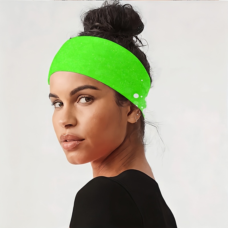 TEMU Polka Dot Solid Color Headband, Yoga / Gym / Running / Cycling, Travel / Picnic / Beach, Non-slip / / Wide Brim / Fashion Hair Additions / Sweat