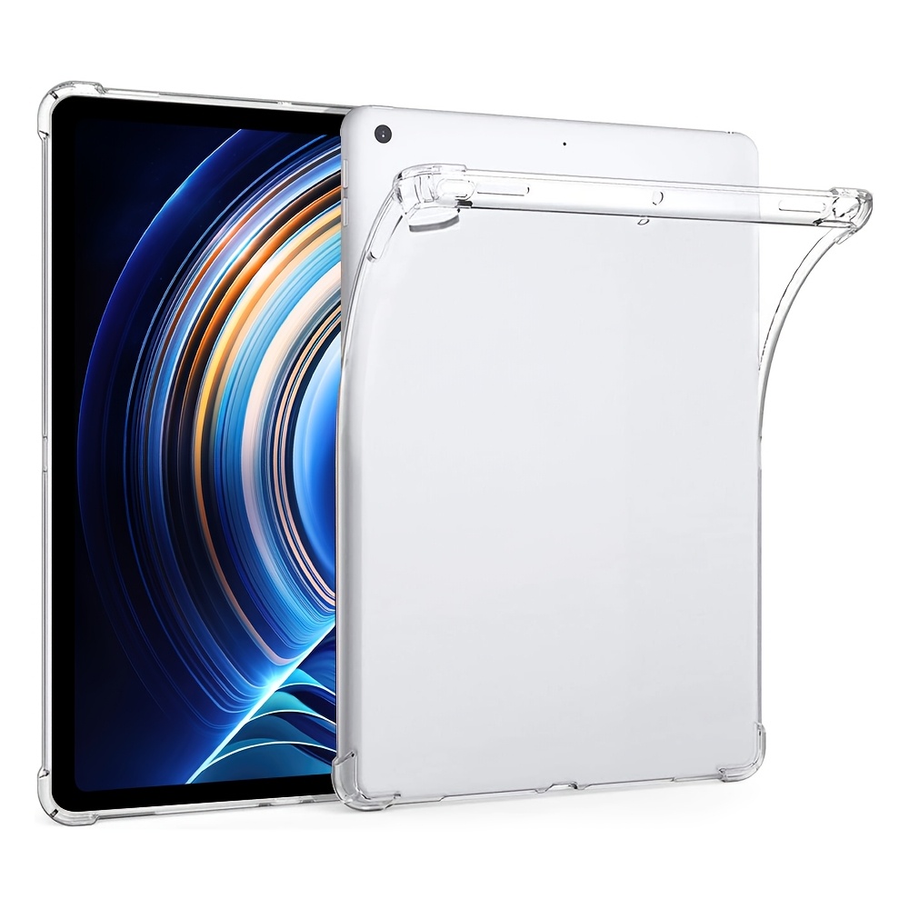 TEMU Cover For The 7th, 8th, And 9th Generation For Ipad, Measuring 10.2 Inches, Featuring A Flexible, Shock-absorbing Clear And Soft. Resistant To