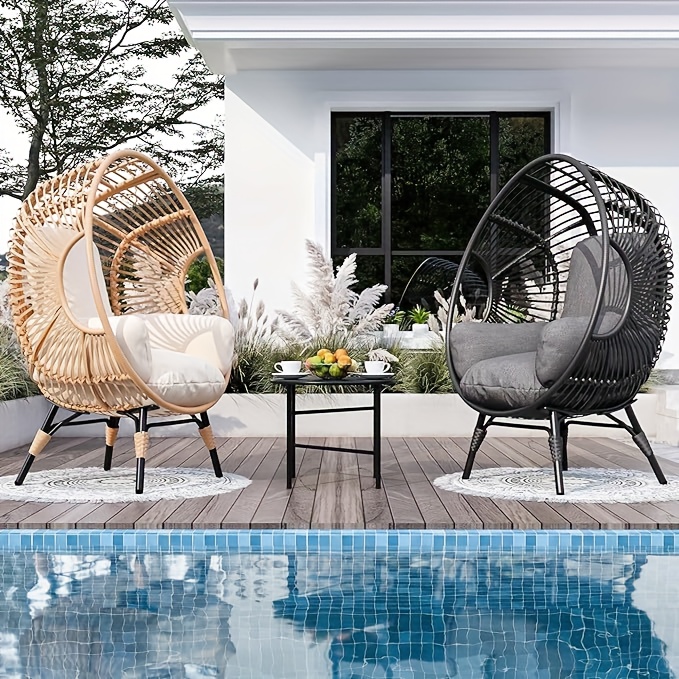 Outdoor Wicker Egg Chair 13 Outdoor Wicker Egg Chair