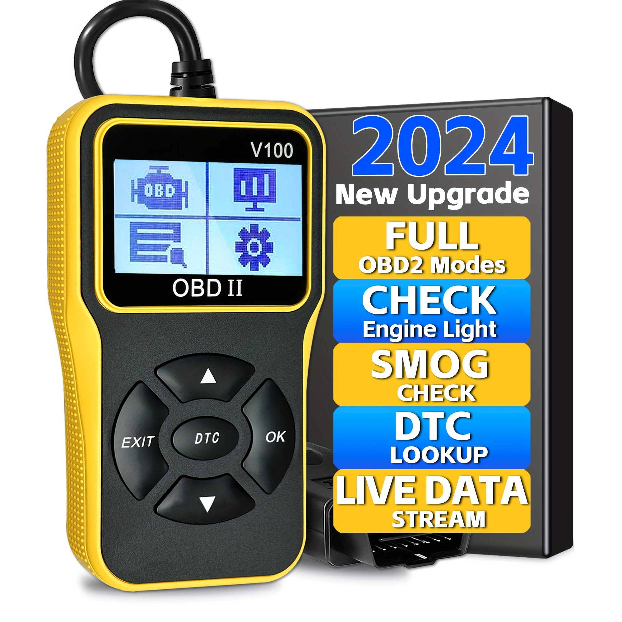 V310 OBD Code Reader OBD2 Scanner Car Check Engine Fault Diagnostic Tools  Automotive Scanner Multi Language Live Data Read VIN