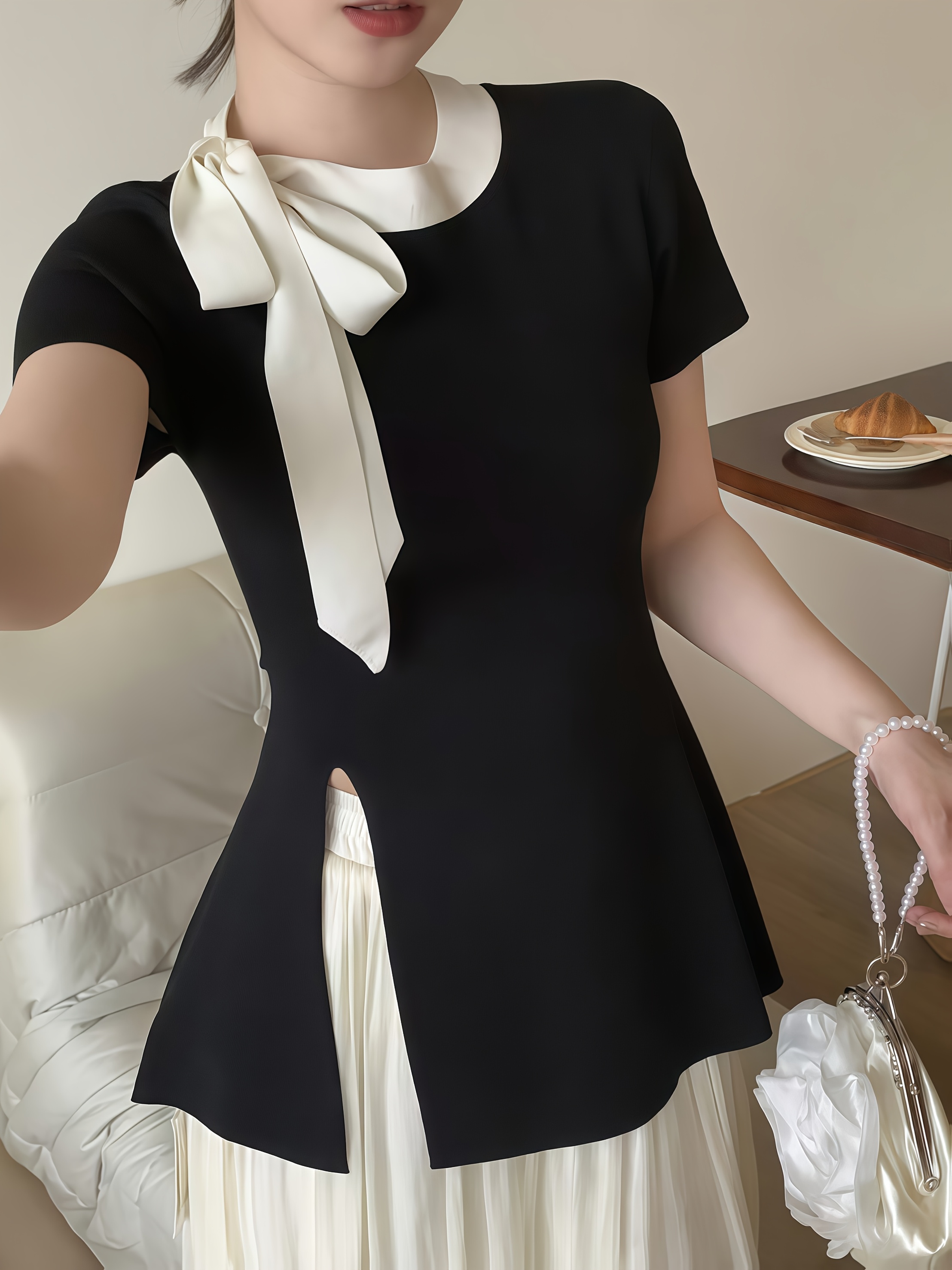 chinese dress ladies Love Laura Contrast T-Shirt Dress In Lemon  The Walk in Wardrobe