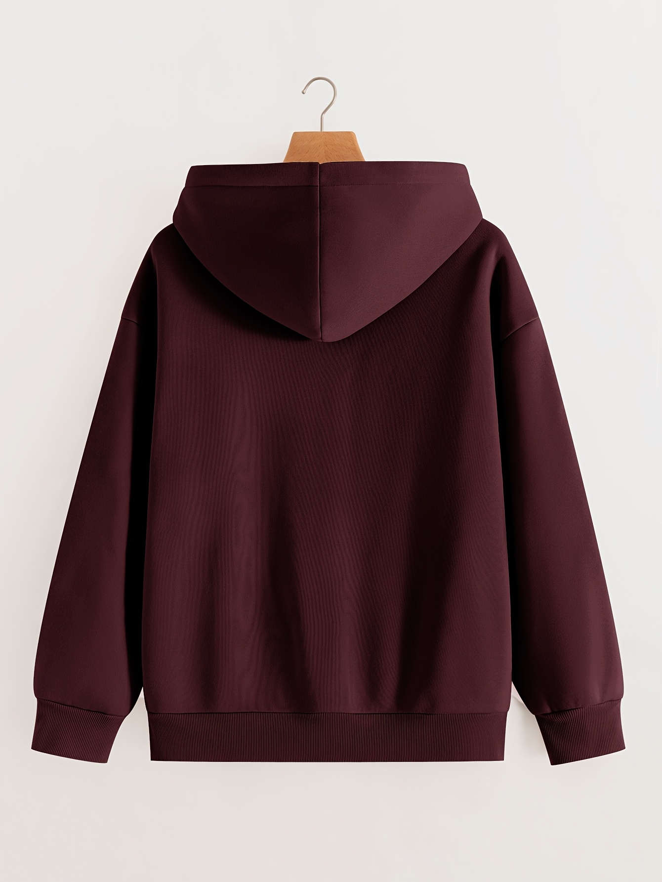 Women's Fleece Lined Hooded Zip-Up Sweatshirt Jacket