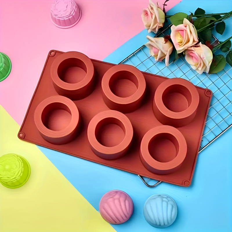 TEMU 1 stampo per torta marrone texturizzato, stampo in silicone a , per realizzare pi羅 dessert in un', stampo da , sicuro e inodore per alimenti per