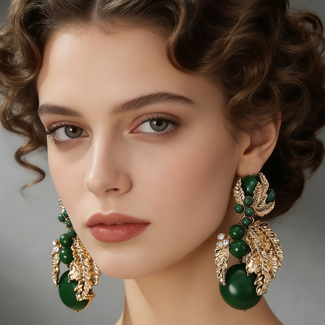 Sweet Resin Flower Ear Clips, Perfect Gift for Women