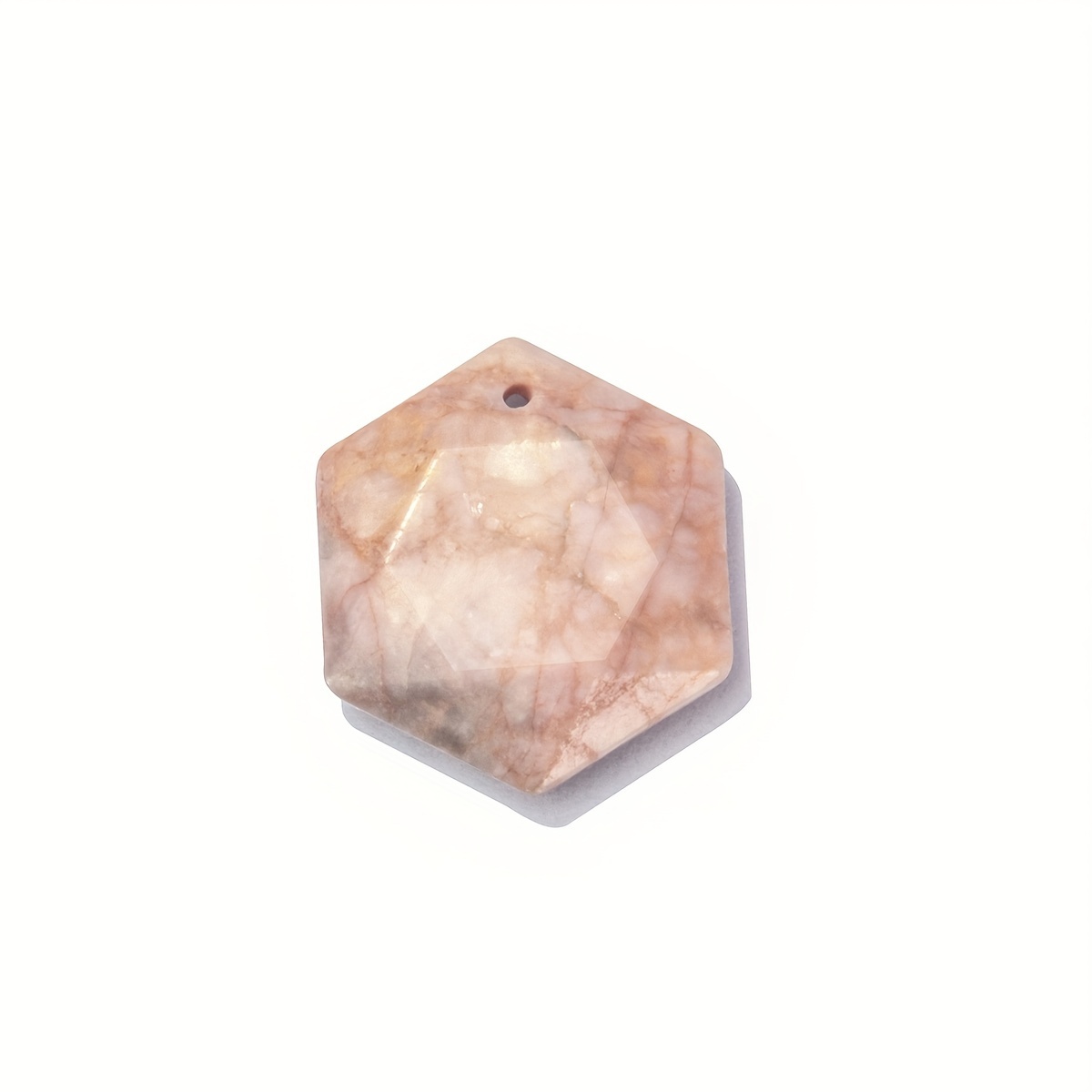 Natural Stone Hexagon Star Large Satellite Hexagon Pendant for Jewelry Making