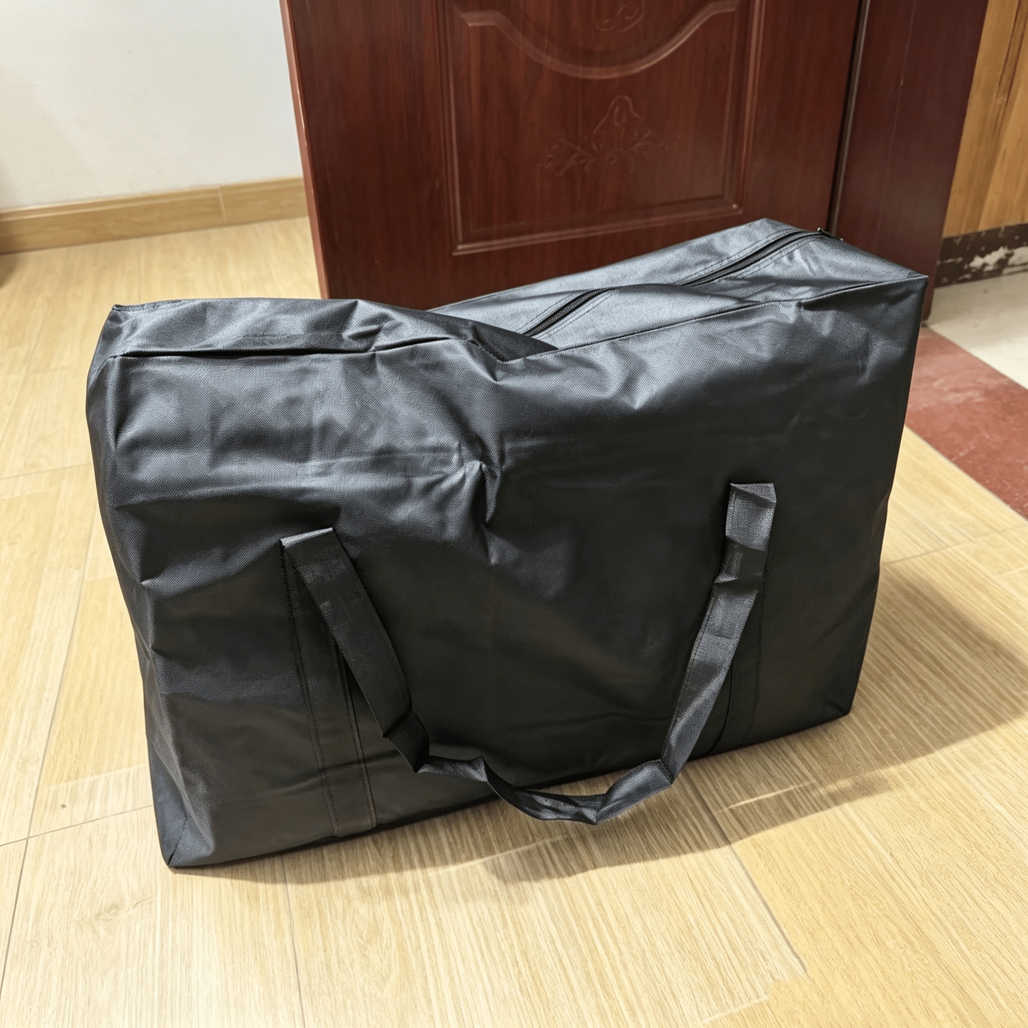 TEMU Storage Bag, Suitable For Moving, Travel, And Dorms - Durable Travel Bag With Reinforced Double Zipper And Handle, Under-bed Storage Accessory,