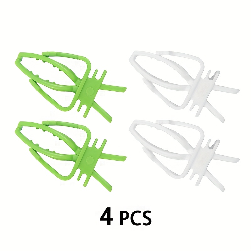 [durable Pet Accessory] 4pcs Bird Cage Food Clip, Budgie Fruit And Vegetable Holder - Suitable For Long-tailed Parakeets, Roosteratiels, Conures, And Other Small Birds, Pet Accessory, Easygrip Handle