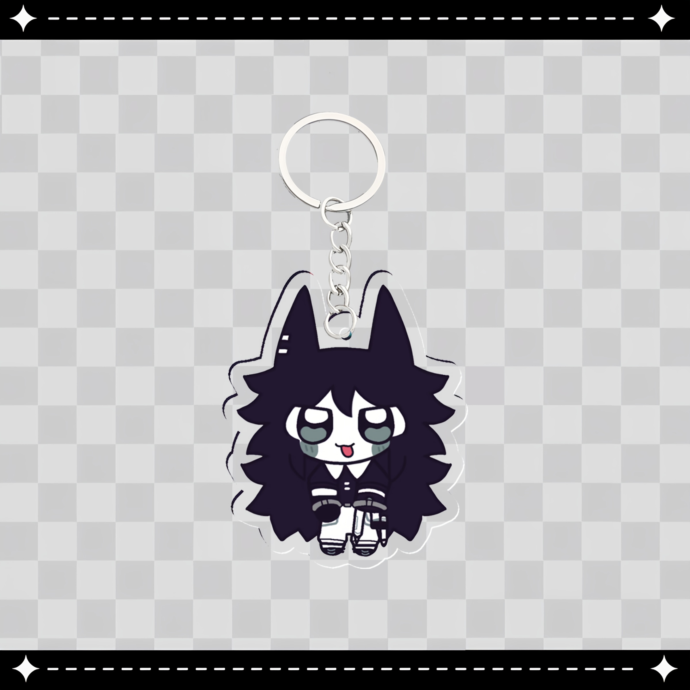 TEMU 2d Flat, Acrylic Keychain, Fpe Behavioral Foundation Keychain Pendant